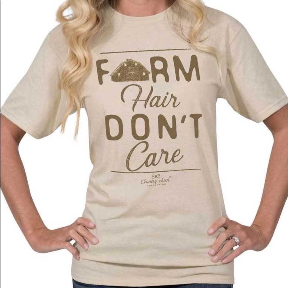 Boutique Item: Farm Hair Don’t Care t-shirt